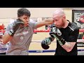 JAIME MUNGUIA SURPRISINGLY FAST COMBOS - SHOWS IMPROVEMENTS IN WORKOUT FOR JIMMY KELLY