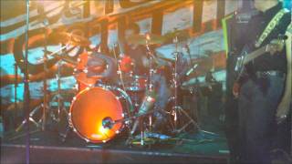 Audio Outlaws drummer rockin' a drum solo
