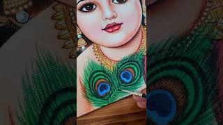 shri krishna drawing  acrylic colour painting  Art