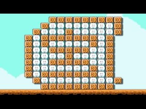 Treasure Ship (400 coins + 3UP) by Lucas ~ WORLD RECORD! - SUPER MARIO MAKER - NO COMMENTARY 1bc