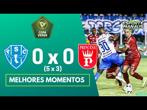 PAYSANDU 0 (5) x (3) 0 PRINCESA | MELHORES MOMENTOS E PÊNALTIS | QUARTAS DA COPA VERDE 2023 (VOLTA)