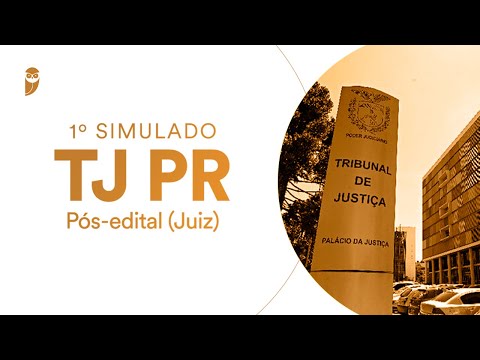 1º Simulado TJ PR - Pós-edital (Juiz) - Correção
