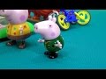 Peppa Pig In English Peppa And George Excavate Dinosaur George Finds Triceratops