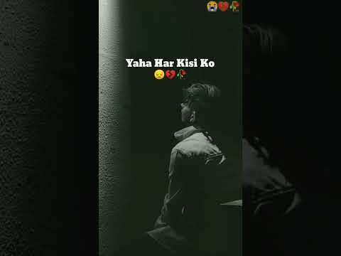 Sabko Waqt De Kar WhatsApp status broken heart status boy shayri status#shorts#viral#youtube