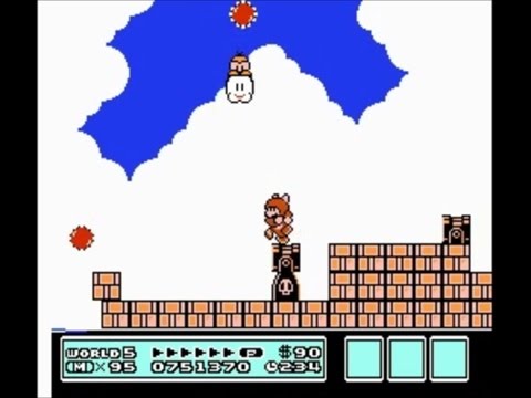 Super Mario Bros. 3 (5): World 5 - Sky Land / The Sky