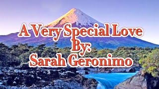 A Very Special Love~ Sarah Geronimo (Karaoke Version)