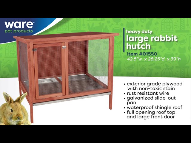HD Large Rabbit Hutch