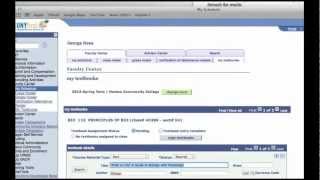 CUNYfirst Basics: Entering Textbook Information (Faculty Center)