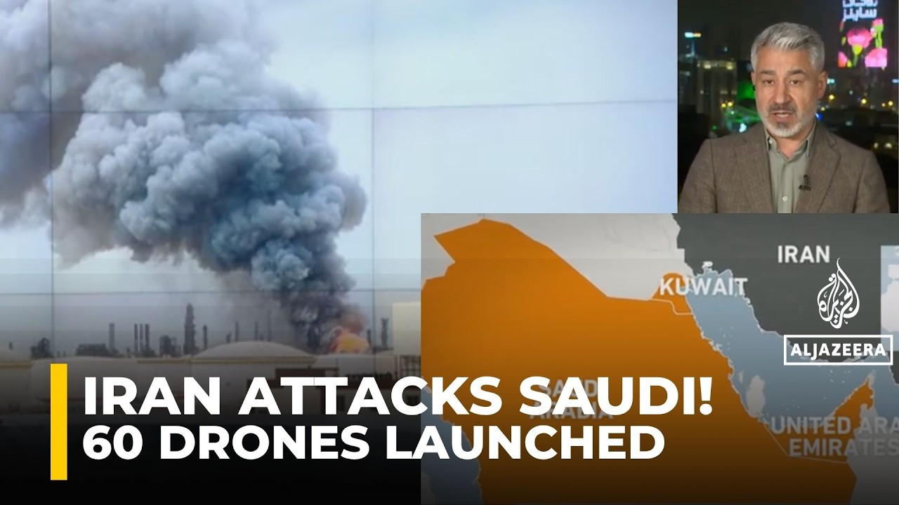 Iran launches 60 drones at Saudi Arabia | Gulf air defenses on high alert