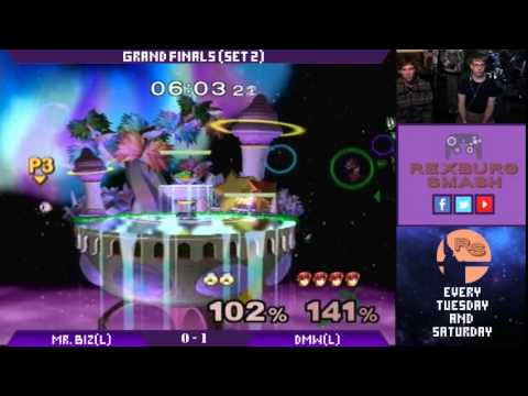 Melee Grand Finals (Set 2) - Mr. BiZ (Sheik) vs DMW (Marth)