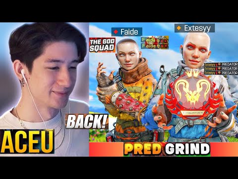 Aceu reunites with Extesyy & Faide to dominate New Season Ranked (THE GOD SQUAD) Apex Legends Ranked