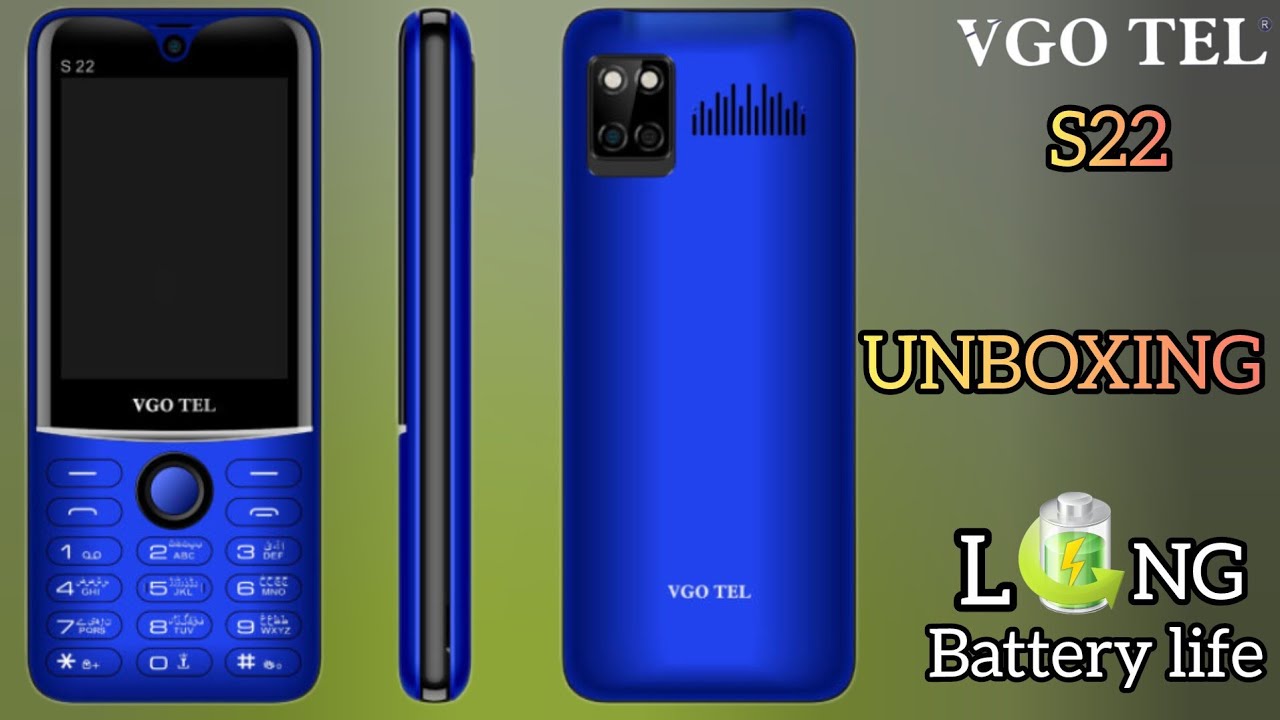Vgo Tel S22 (2025) – Dual SIM – 2.8″ Display – Long Battery Life – Original