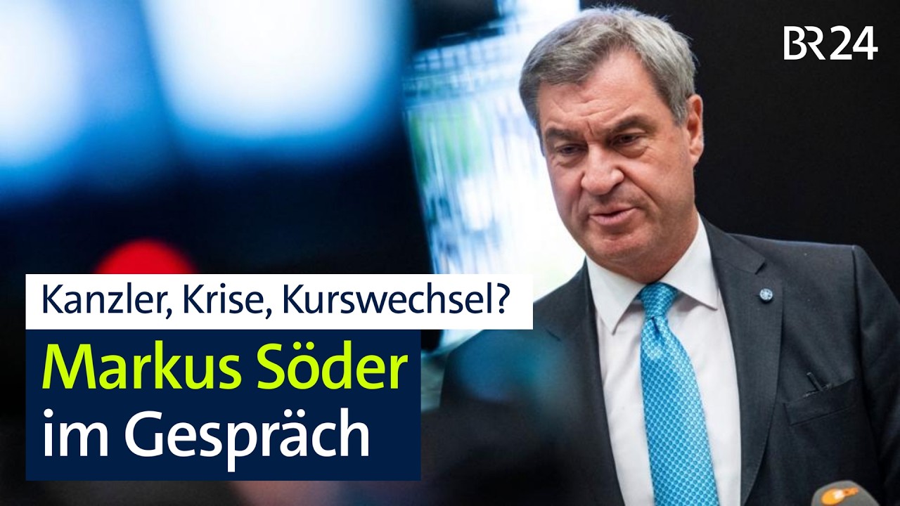 Kanzler, Krise, Kurswechsel? – Markus Söder im Gespräch | Münchner Runde | BR24live