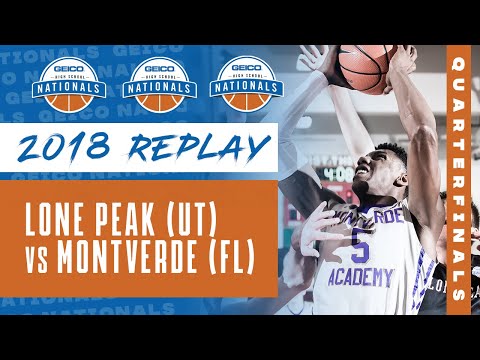 RJ Barrett led Montverde vs. Lone Peak - 2018 GEICO Nationals quarterfinals