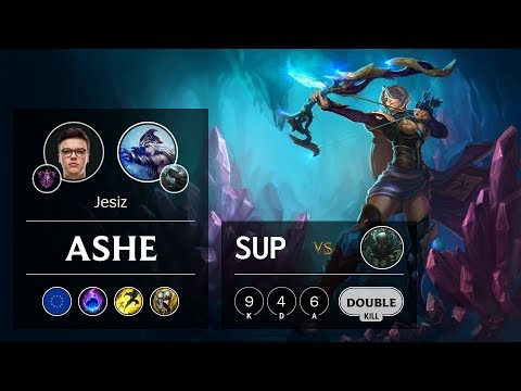 Ashe Support vs Pyke - EUW Master Patch 9.23