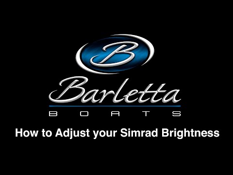 How to Adjust the Brightness on Simrad