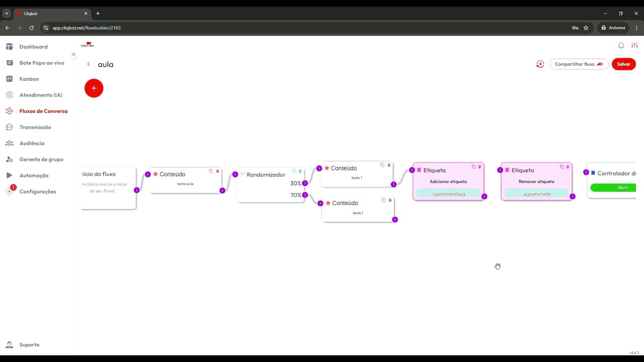 10- Controlador de chat como usar