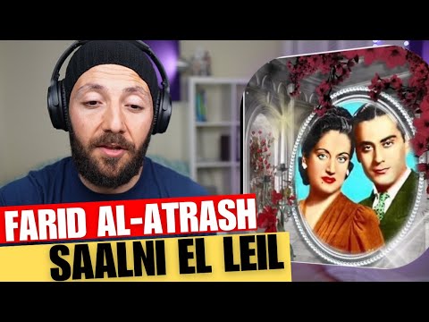 A rare performance for first time Farid al-Atrash Saalni El Leil فريد الأطرش  سألني الليل reaction