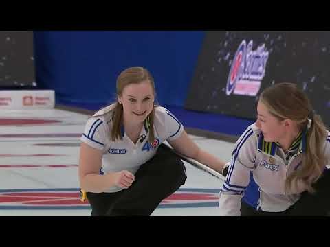 Draw 10 - 2021 Scotties Tournament of Hearts - Fleury/Carey (WC) vs. Brown (BC)