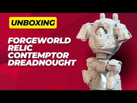 Unboxing and Assembling Forgeworld Relic Contemptor Dreadnought - Warhammer 40k 30k Space Marines