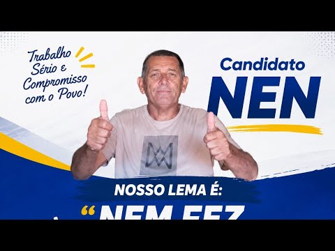 Mais uma entrevista de NEN da promessa em Dormentes, Pernambuco.