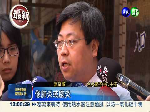 流感併發症高峰 較去年同期多4倍