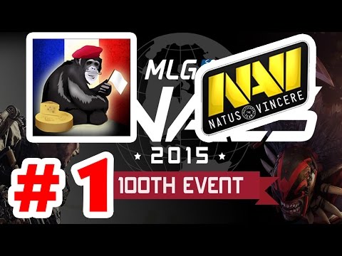 SingSing MFF Dota 2 - NaVi vs MFF Monkey Freedom Fighters MLG Finals 2015 Game 1