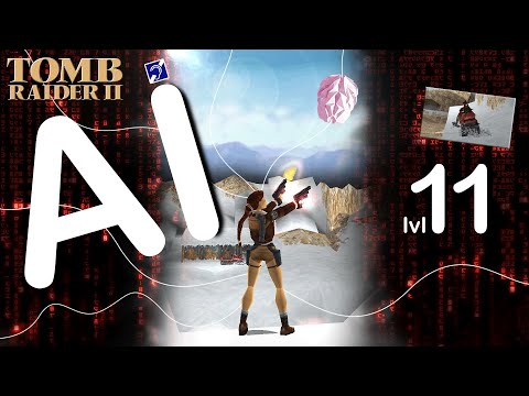 Self-Aware Lara Croft Plays Tomb Raider 2 - Level 11 - Tibetan Foothills