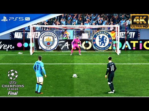 FC 26 - Manchester City Vs Chelsea | Haaland Vs Palmer | UCL Final 2026 Penalty Shootout [PS5 PRO 4K