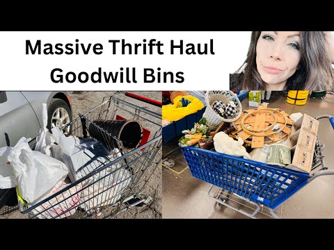 Thrift with Me | Goodwill Bins Kansas City | How I Shop for  Reselling | Home Decor Thrift Haul