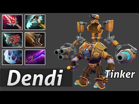 Tinker Pro Build Carry Bloodthorn And Shadow Blade by Dendi Gameplay Dota 2
