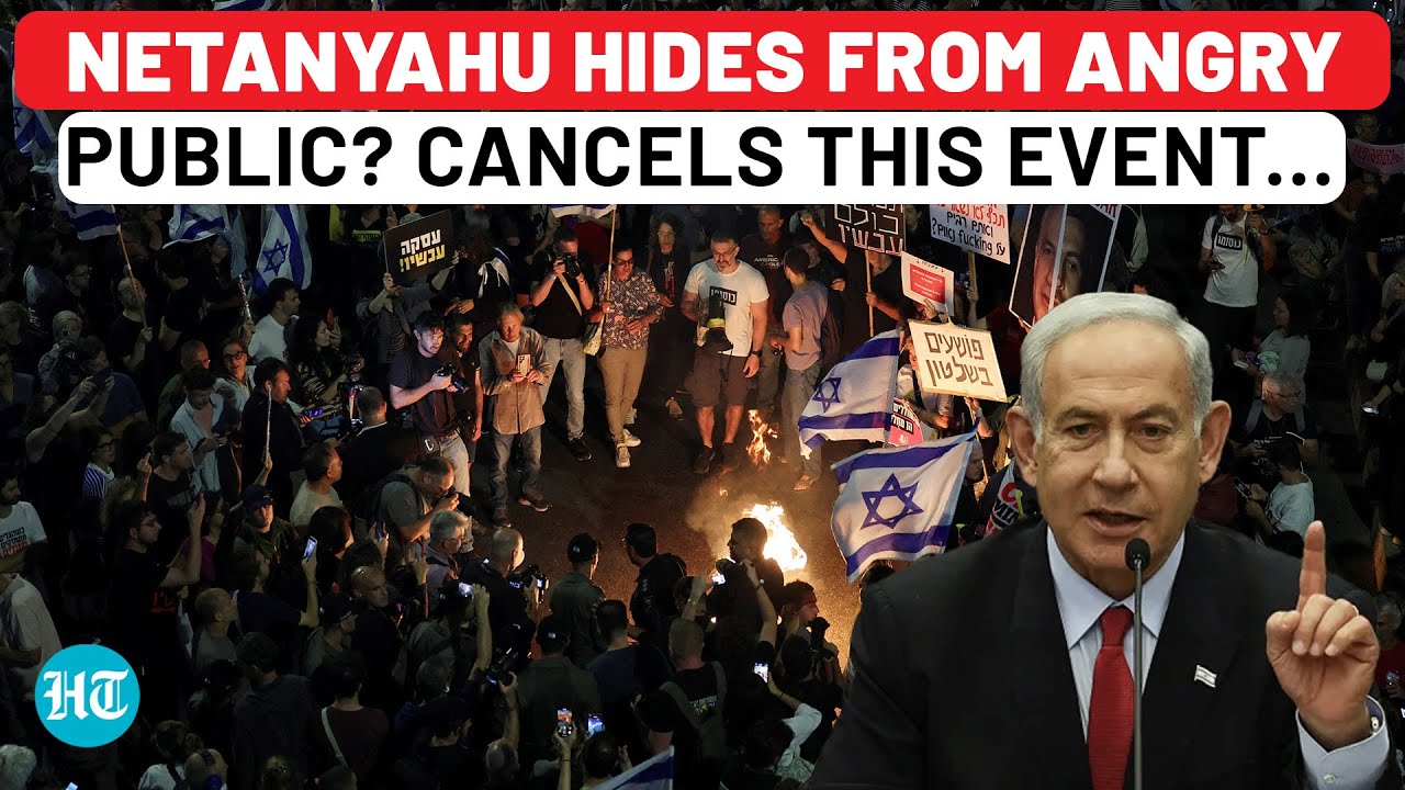 Netanyahu Hides, Cancels Event After More Hostages Found Dead? Protests Grow | Israel | Hamas | Gaza