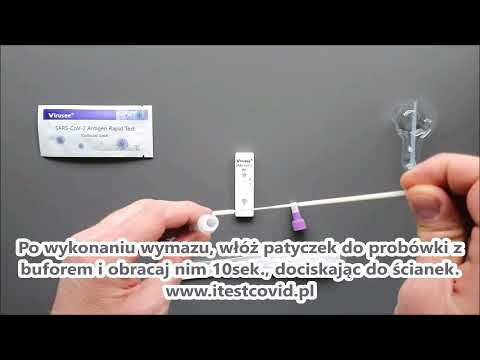 Wymaz i procedura Virusee 3w1 Test Covid