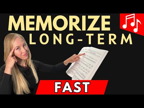 How To Memorize Music Fast & Efficiently!