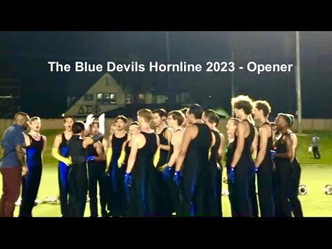 In the Lot with The Blue Devils Hornline 2023 - Show Opener “Caves” by Cody Fry [4K]
