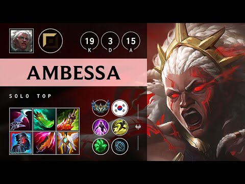 Ambessa Top vs Riven - KR Challenger Patch 25.20