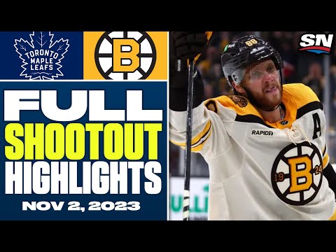 Toronto Maple Leafs at Boston Bruins | FULL Shootout Highlights - November 2, 2023