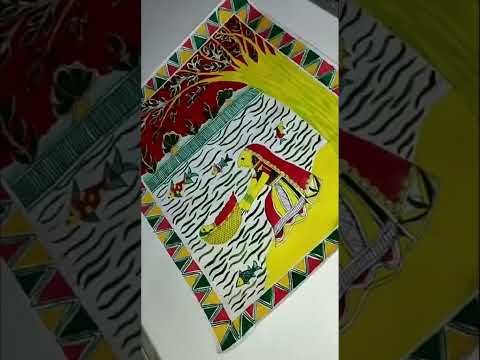 how to design manjusha painting new idea #manjushapainting @rimjhimShalini