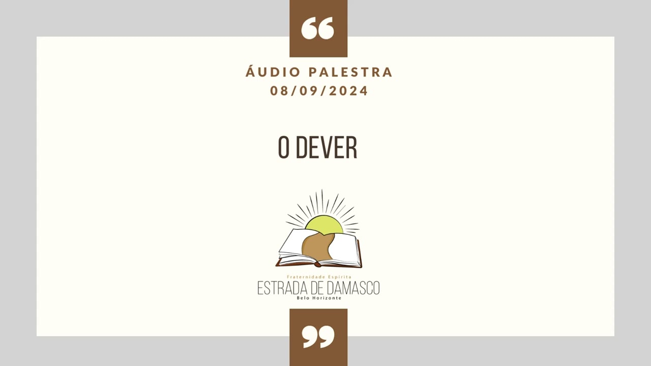 Preleção 08/09/2024 O dever