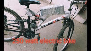 500TL'ye Bisikleti Elektrikliye Çevirdik to make a 250watt electric bike