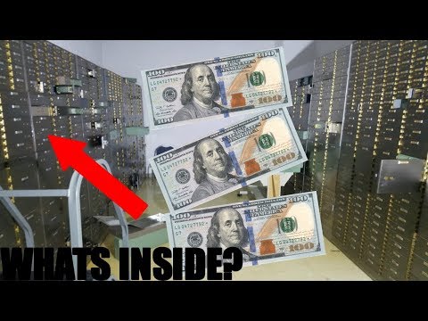 (FOUND HUNDREDS) GOT INTO CLOSED BANK VAULT! Abandoned Bank With Safes Full Of Money!