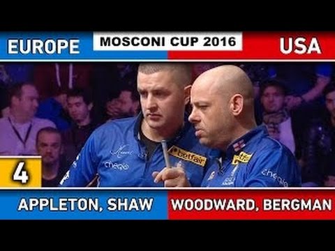 Appleton/Ouschan vs Dechaine/Bergman [Match 8] ᴴᴰ Mosconi Cup 2016 9-ball