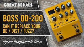Video thumbnail for Boss OD200. Can it replace your OD / Dist / Fuzz pedals. Basically... Yes it can. by The Guitar Effect