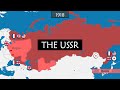 The USSR -  Summary on a map