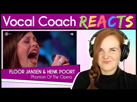 Vocal Coach reacts to Floor Jansen & Henk Poort - Phantom Of The Opera (Live)