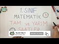 1. Sınıf  Matematik Dersi  Tam ve yarım saatleri okur.  1. Sınıf Tam ve Yarım Saatleri Öğreniyorum - EBA TV İlkokul Matematik canlı ders video tekrarları Renkli Okul Kanalımıza Hoş ... konu anlatım videosunu izle