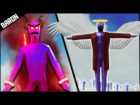 HEAVEN vs HELL Totally Accurate Battle Simulator Sandbox