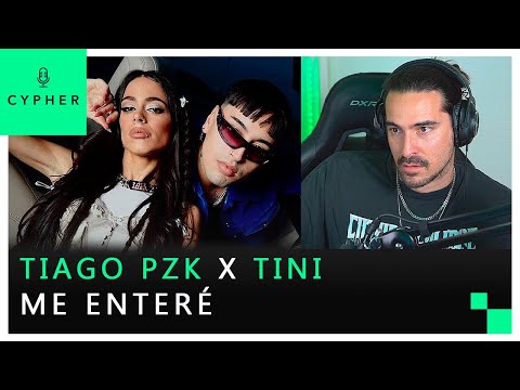REACCIÓN a Tiago PZK, TINI - Me Enteré (Official Video)