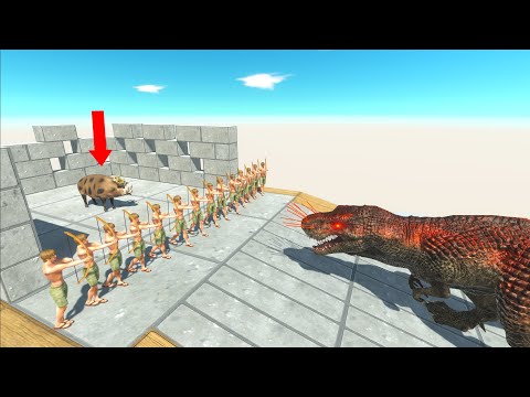 ARCHERS PROTECTING THE PIG KING 🐖 | Animal Revolt Battle Simulator