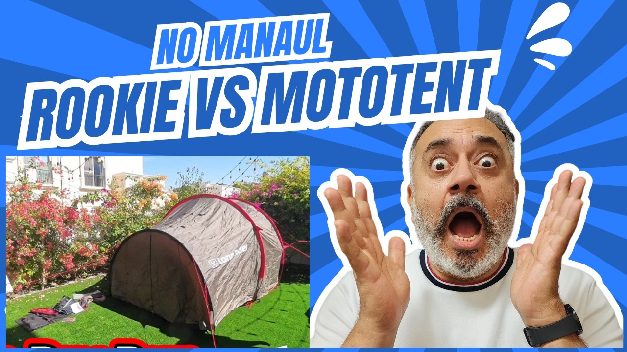 Lone Rider MotoTent First Setup — Can a 55-Year-Old Rookie Do It? — watch the ride video